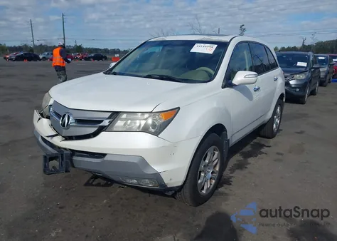 2008 Acura Mdx Technology Package из США, поврежденный, VIN 2HNYD283X8H521519
